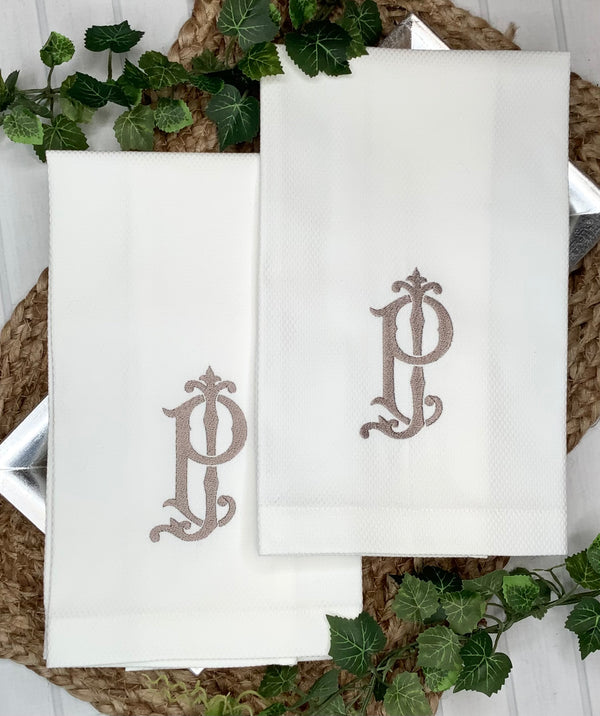 Monogrammed Kitchen Towels (Set of 2)