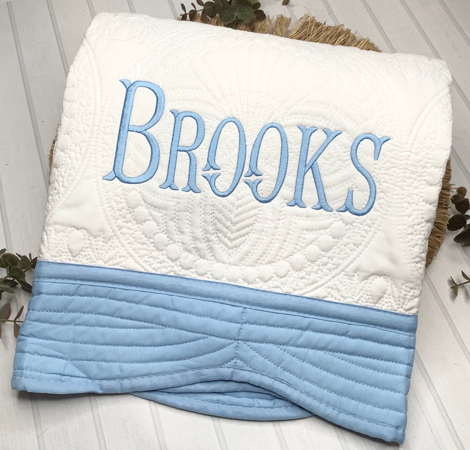 Pers,nalized Baby Girl Anchor Heirloom Baby Quilt,2Pers,nalized Baby Girl Nautical Anchor Baby Quilt with Name, retailer Baby Keepsake Gift