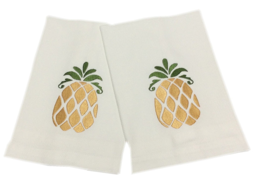 pineapple print dish towel